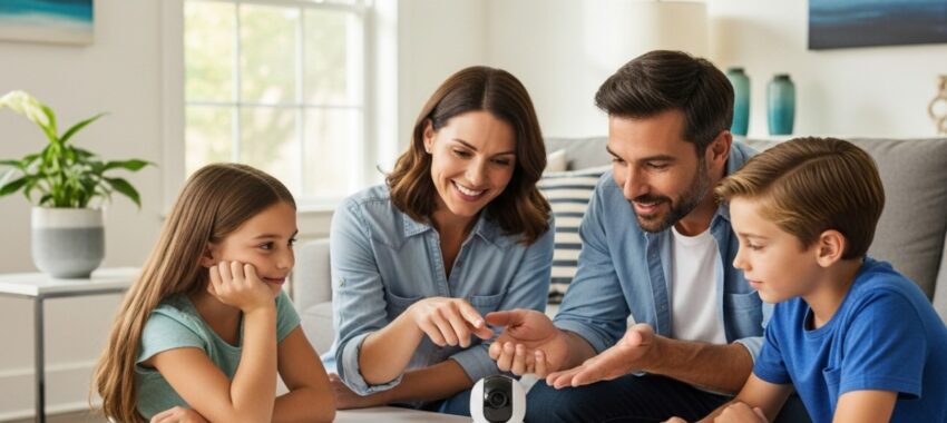 Caméra de surveillance : entre sécurité et vie privée familiale
