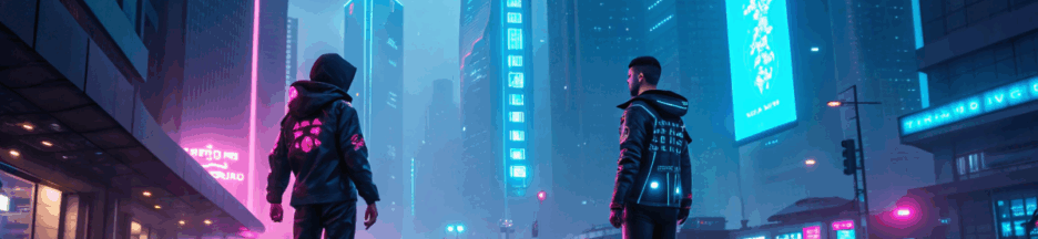 Univers cyberpunk urbain de Zenless Zone Zero avec néons futuristes