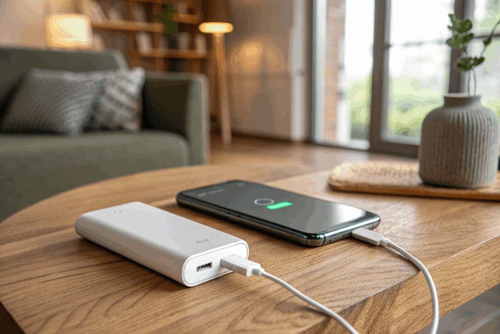 Chargement rapide de smartphone avec batterie longue durée