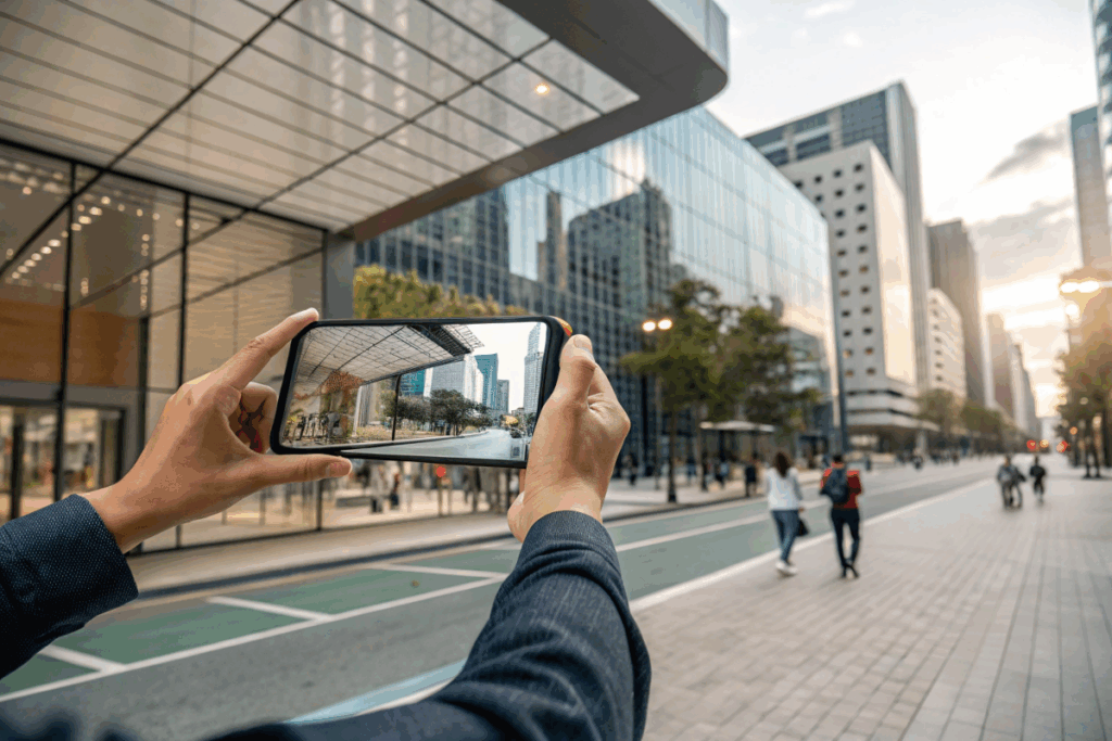 Expérience de réalité augmentée sur smartphone  