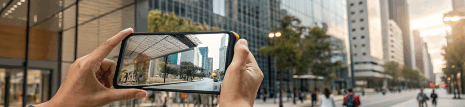 Expérience réalité augmentée sur smartphone avec superposition numérique