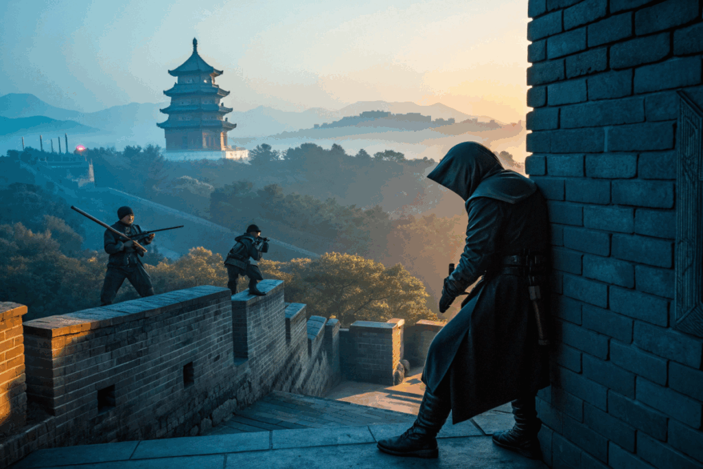 Un décor similaire à un épisode d'infiltration d'Assassin's Creed Jade