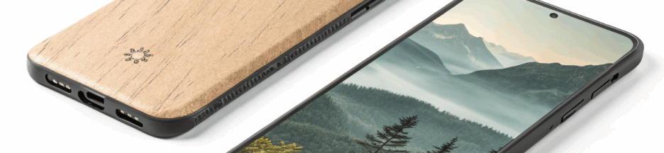 Smartphone avec étui écologique protecteur et design moderne