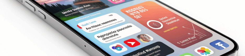 Un smartphone mobile en 2025 affichant des applis