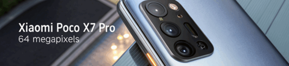 Module photo Xiaomi Poco X7 Pro 64 MP