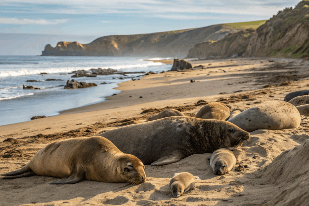 Des éléphants de mer