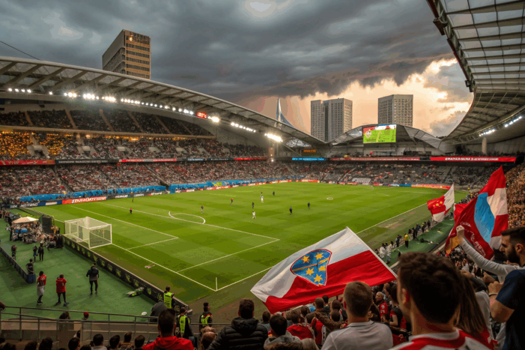 Un stade de football pour la Coupe du monde 2026