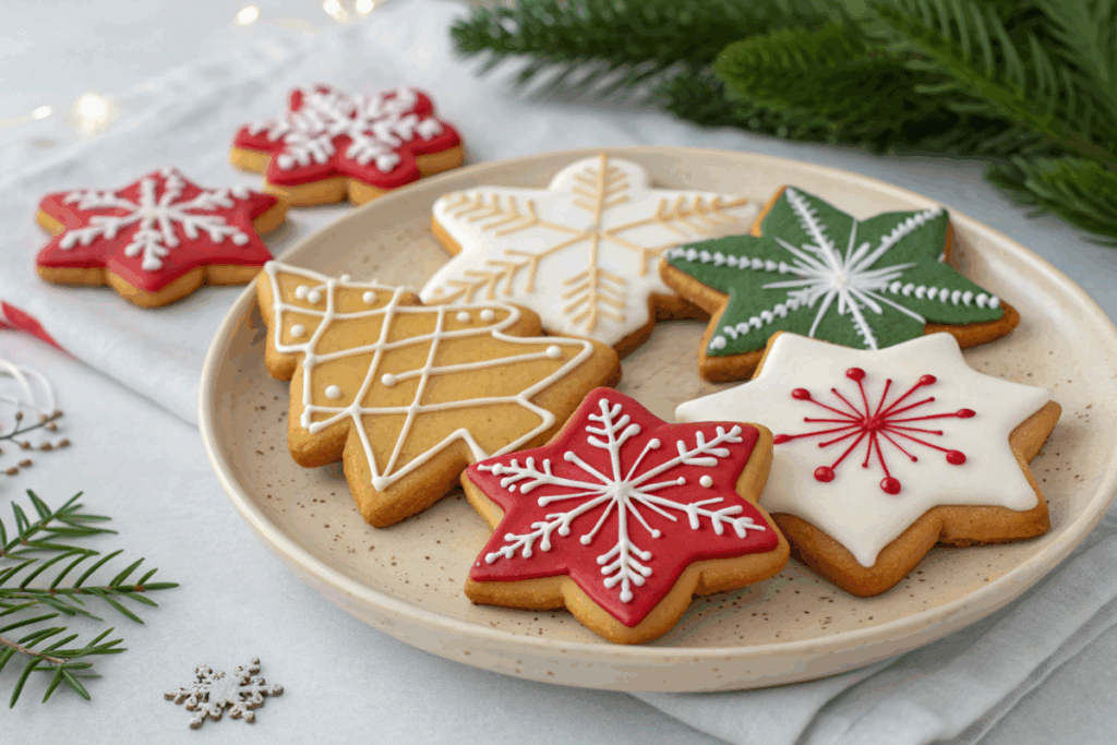 biscuits de Noël en alimentation traditionnelle