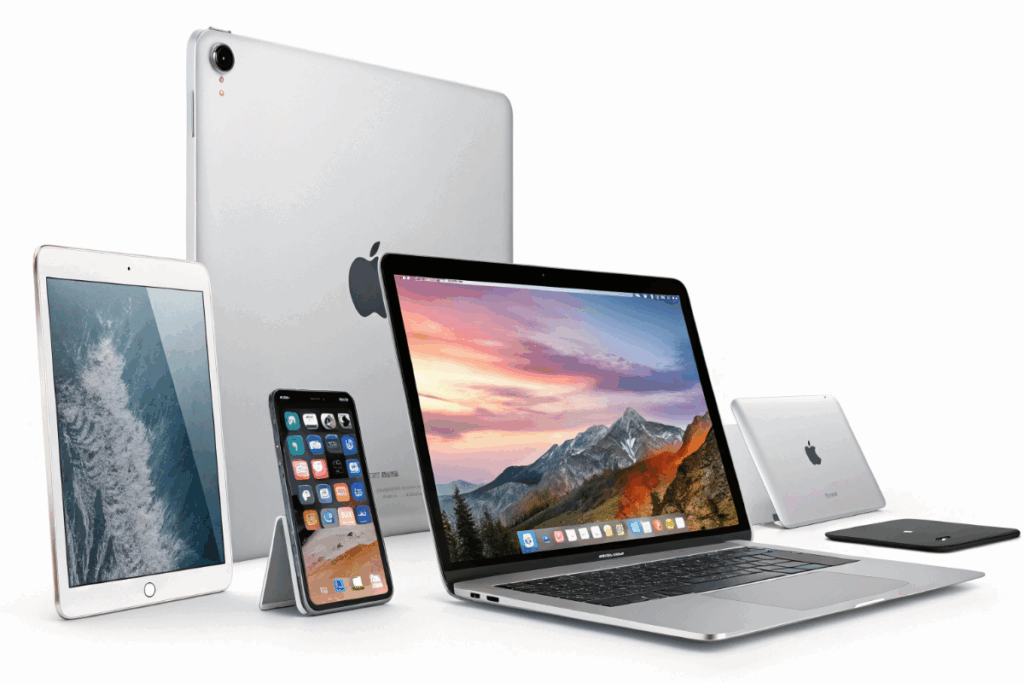 dernière gamme d'appareils Apple