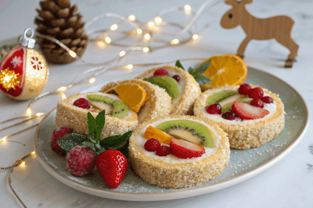des bouchées fruitées de Noël