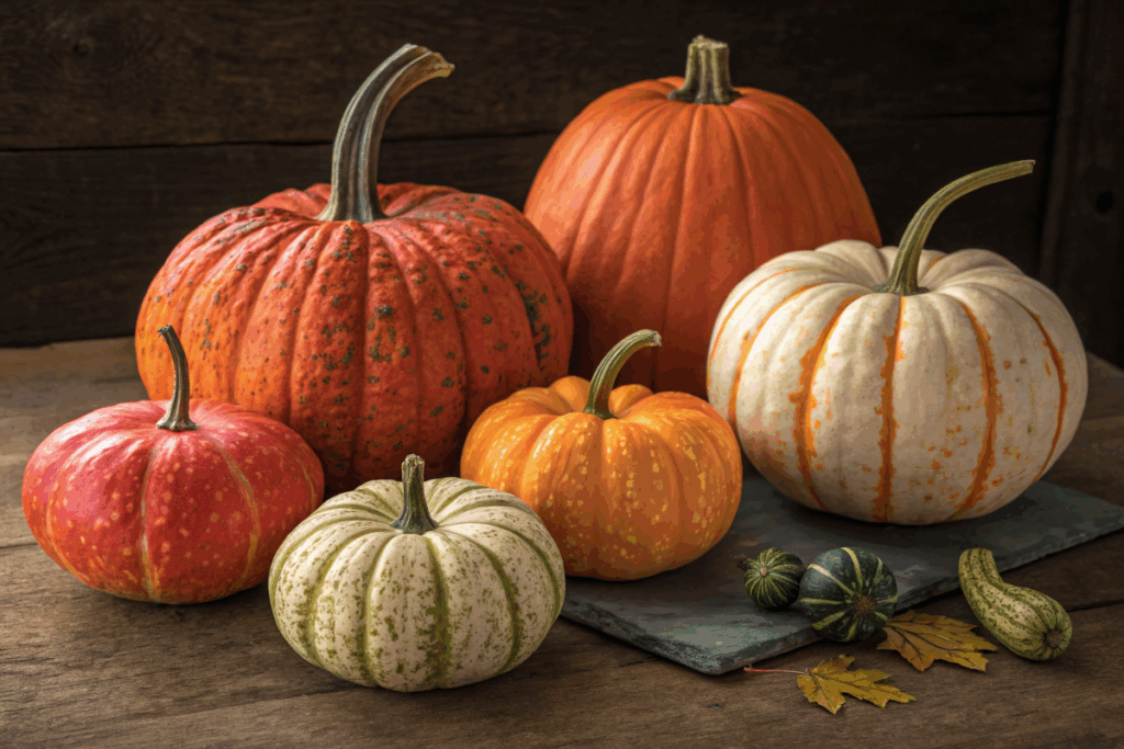 des citrouilles