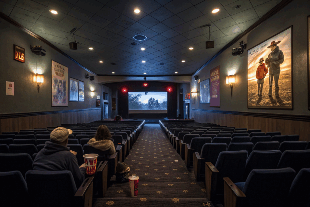 des gens au cinéma pour voir The Immaculate Room