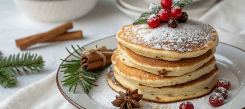 Pancakes de Noël : recette pour petits et grands