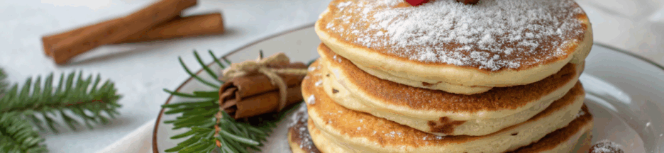 des pancakes de Noël