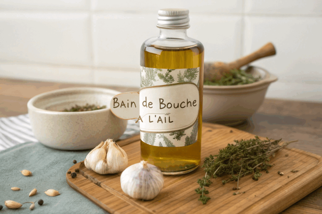 du bain de bouche à l'ail