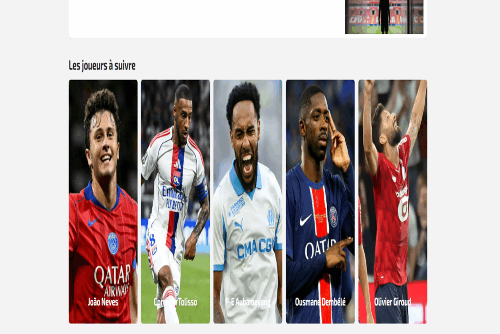 Rubrique joueur à suivre
