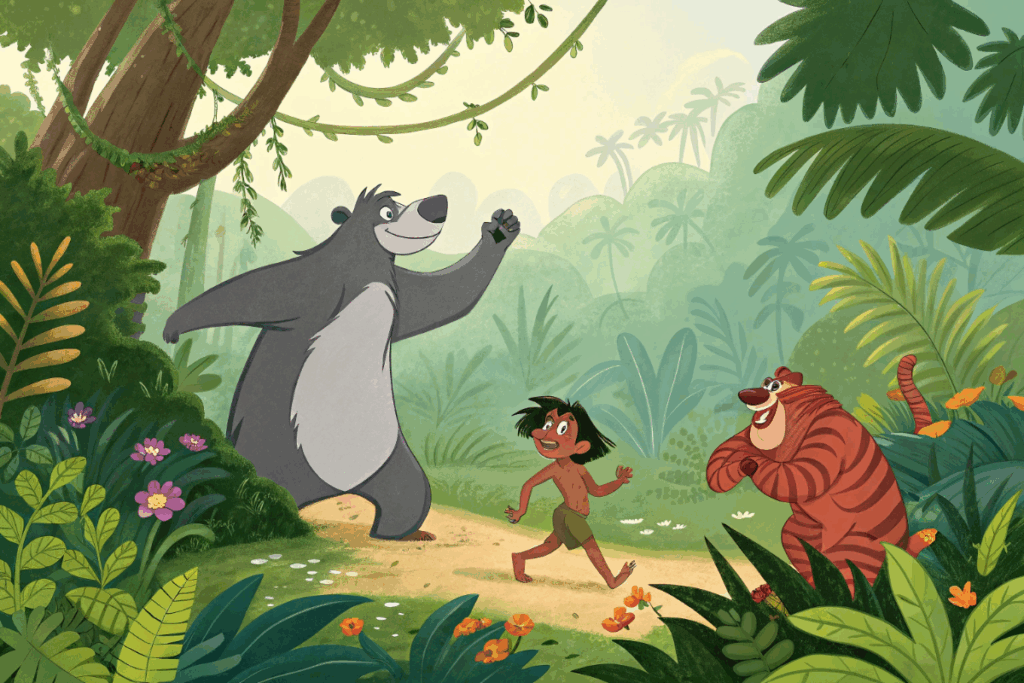 le dessin animé Le Livre de la Jungle