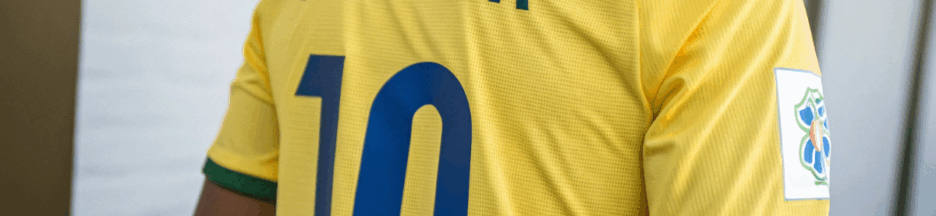 le maillot de Neymar du Club Santos FC (Brésil)