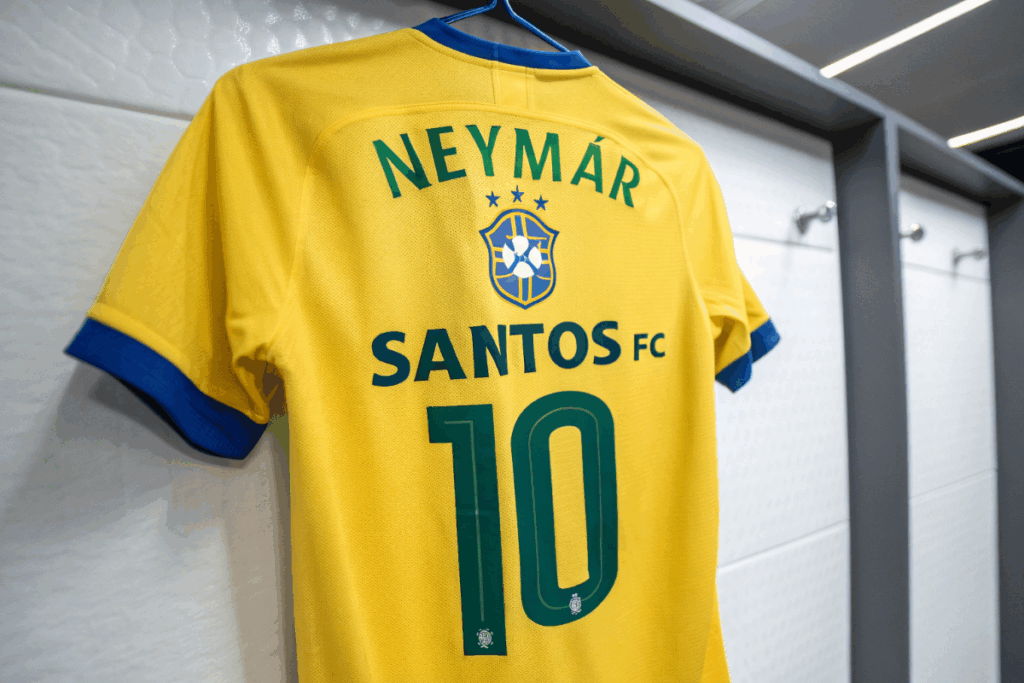 maillot de Neymar du Club Santos FC (Brésil)