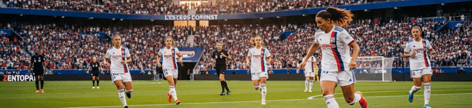 Match de football féminine en Ligue des Champions