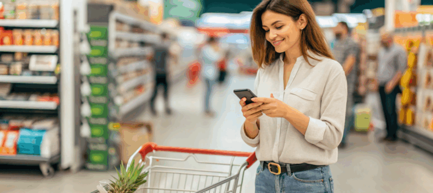 Smartphone : l’effet caché sur vos dépenses de supermarché