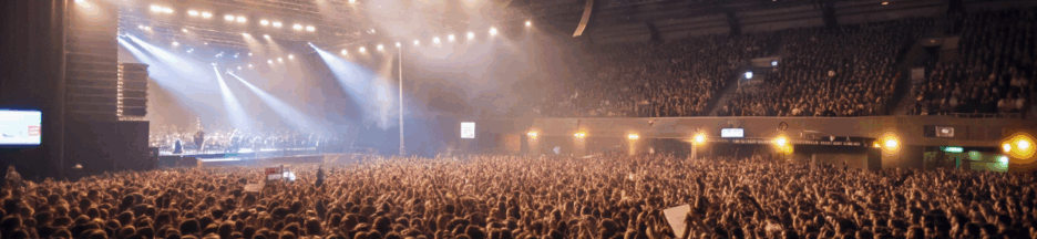 une foule pendant le concert de The Weeknd