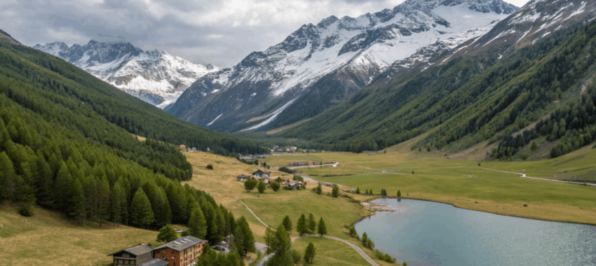 Italie : survol en drone des Alpes de Livigno