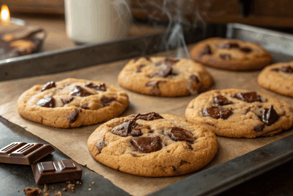 Des cookies au chocolat à l'américaine