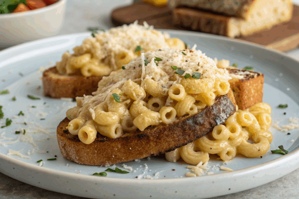 Les tartines de coquillettes