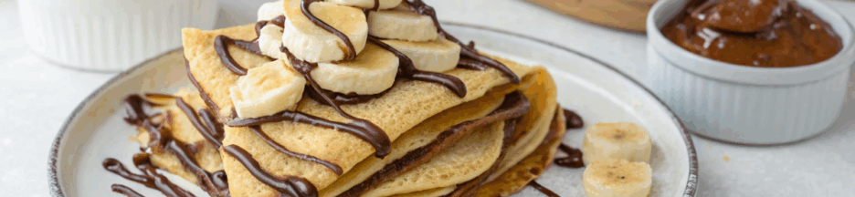 des crêpes nutella banane