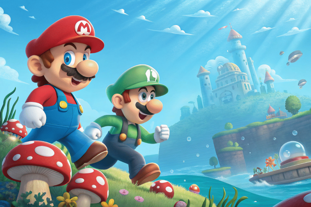 des personnages similaires à ceux de The Super Mario Galaxy Movie