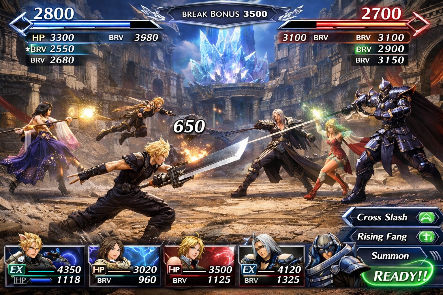 Gameplay d’un jeu comme Dissidia Duellum Final Fantasy