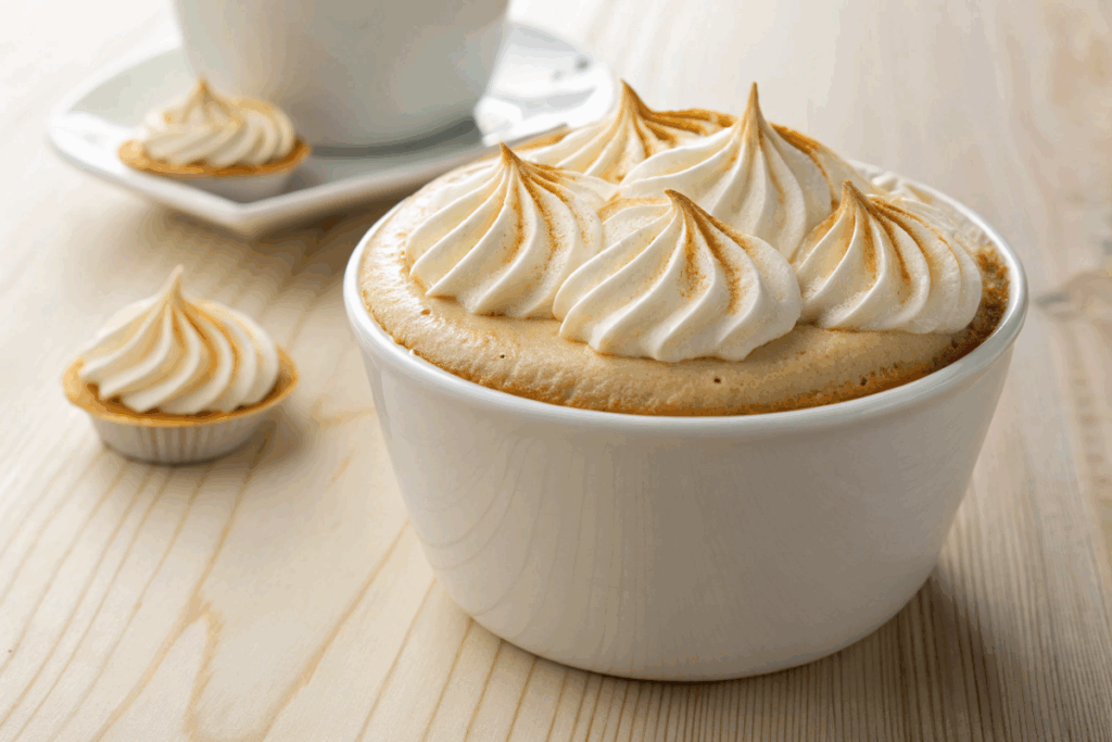 du café avec de la mousse de lait