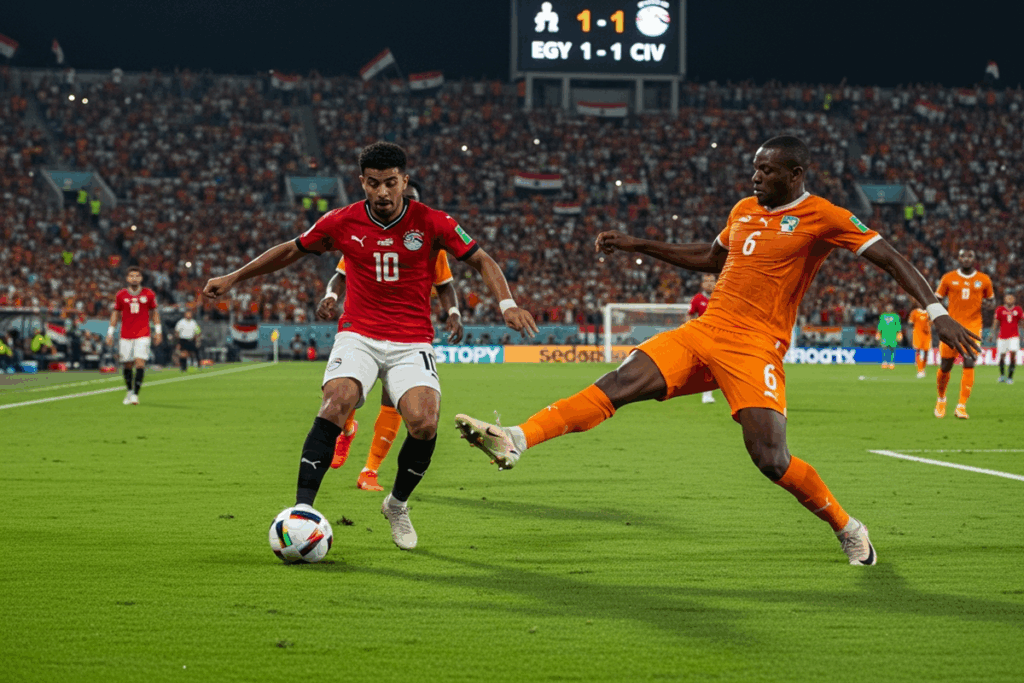 Match Égypte vs Côte d’Ivoire 