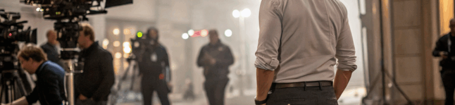 l’acteur Tom Cruise pendant le tournage d'un film