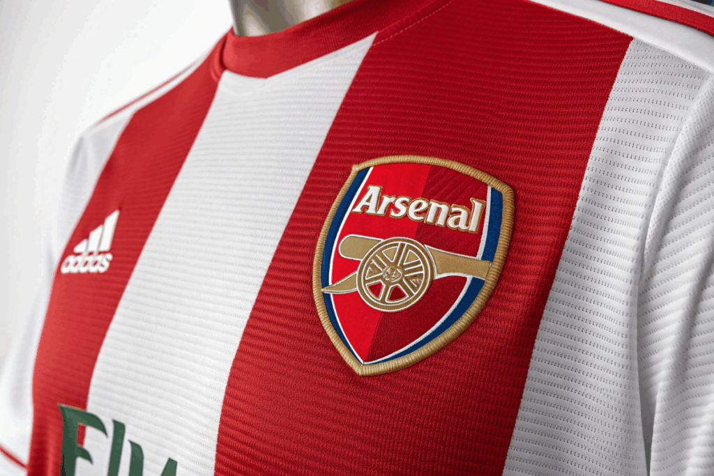 le maillot de l’équipe Arsenal
