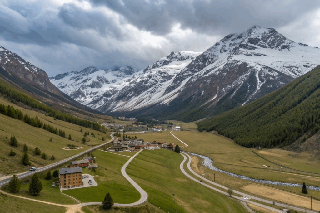 les Alpes lombardes en Italie