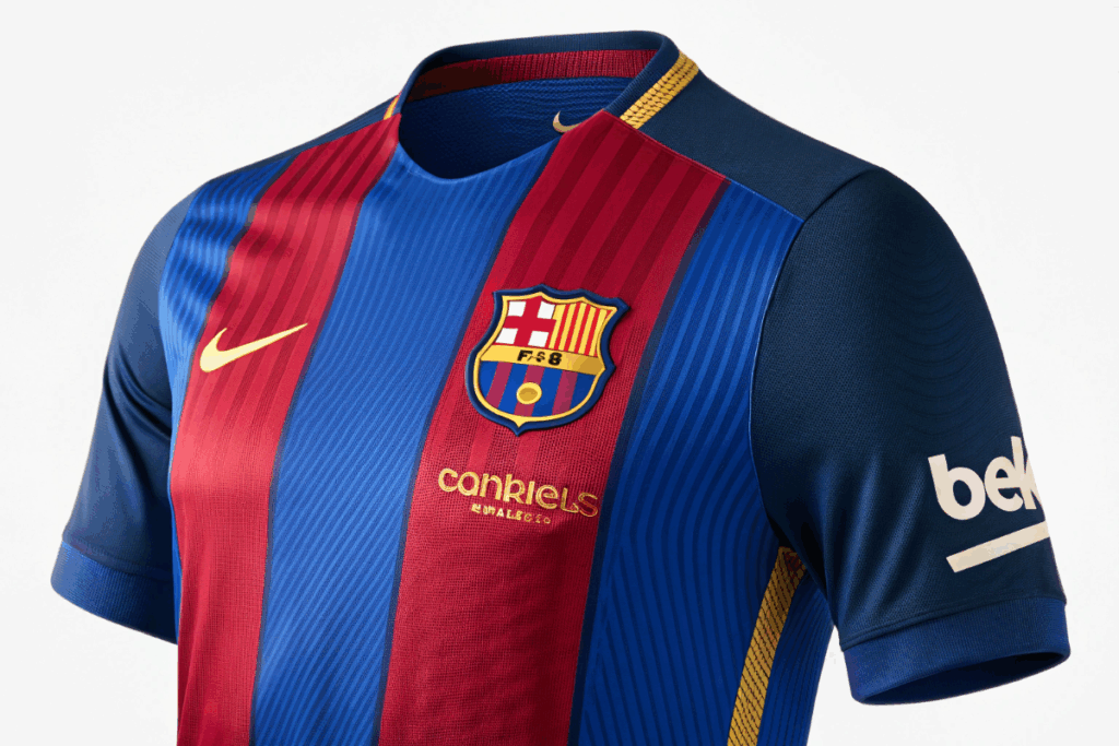 maillot similaire à celui du footballeur Lamine Yamal