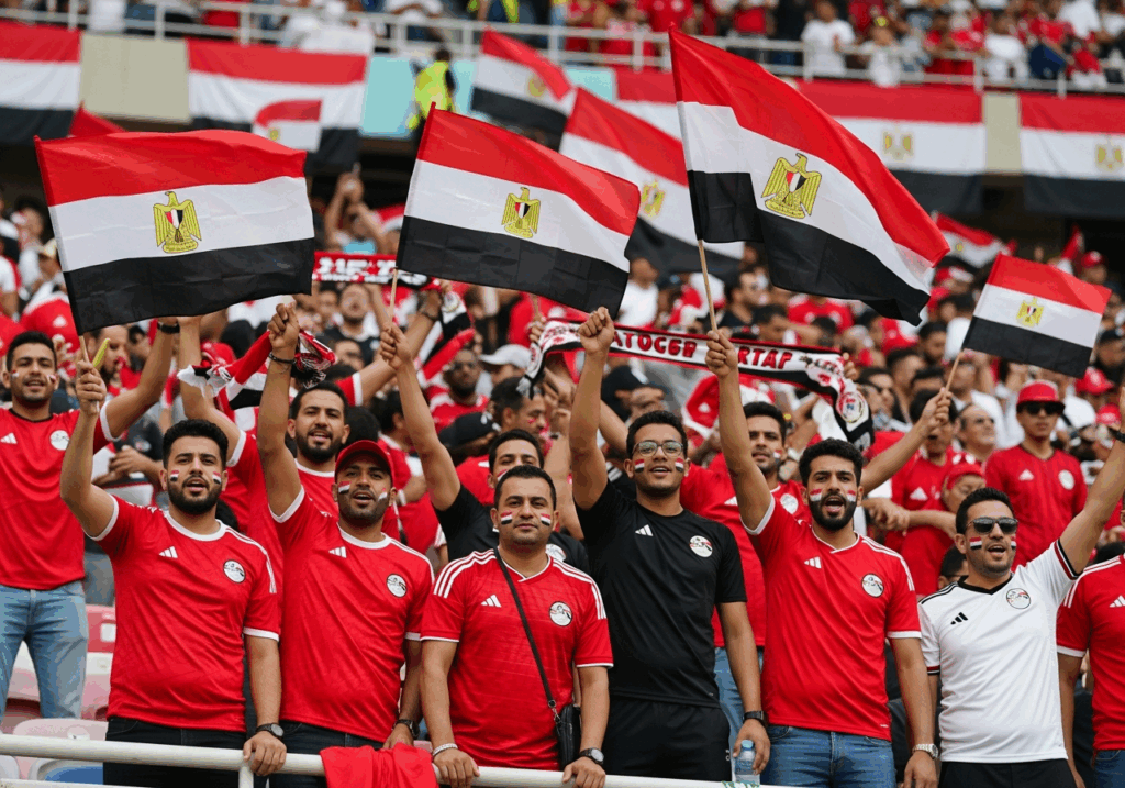 Supporteurs de l’Égypte lors de la CAN 2025