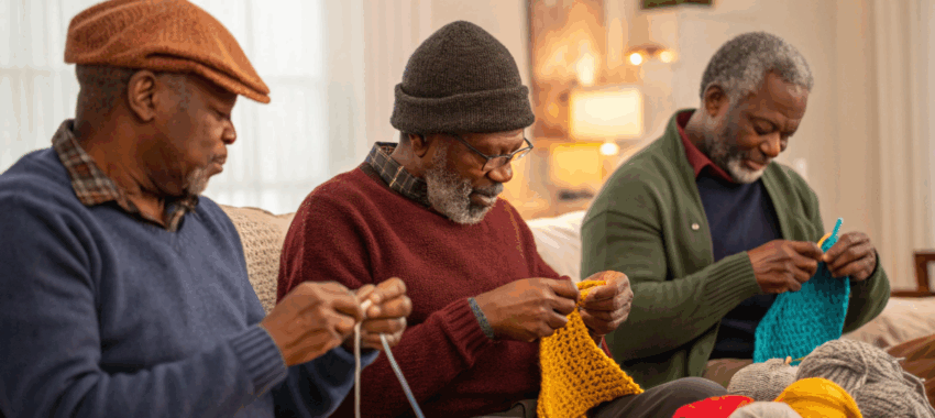Stéréotypes : un club de tricot qui change les codes