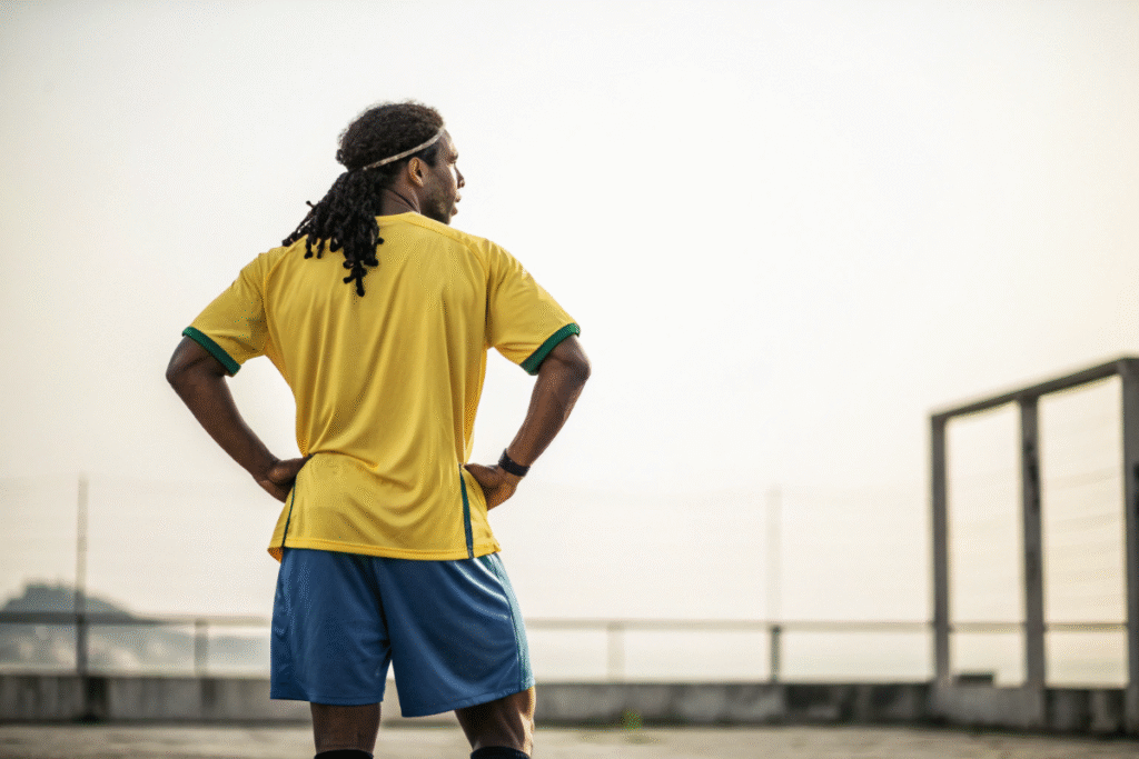 un homme ressemblant à Ronaldinho Gaúcho
