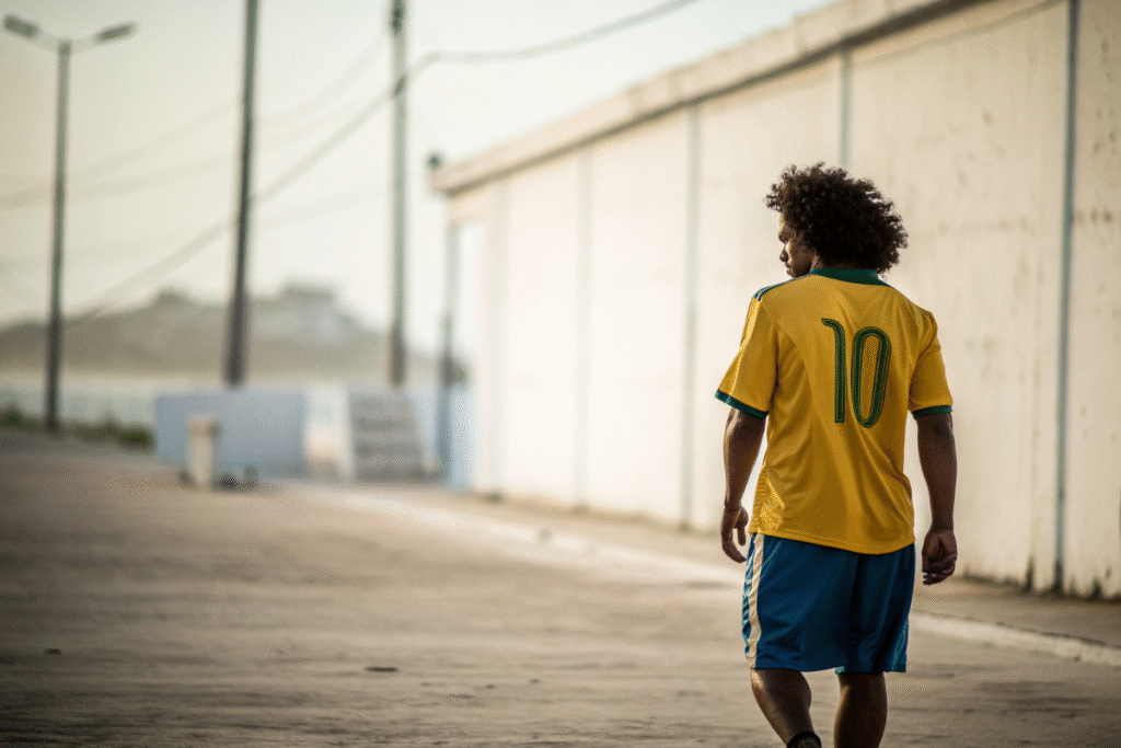 un homme similaire à Ronaldinho Gaúcho