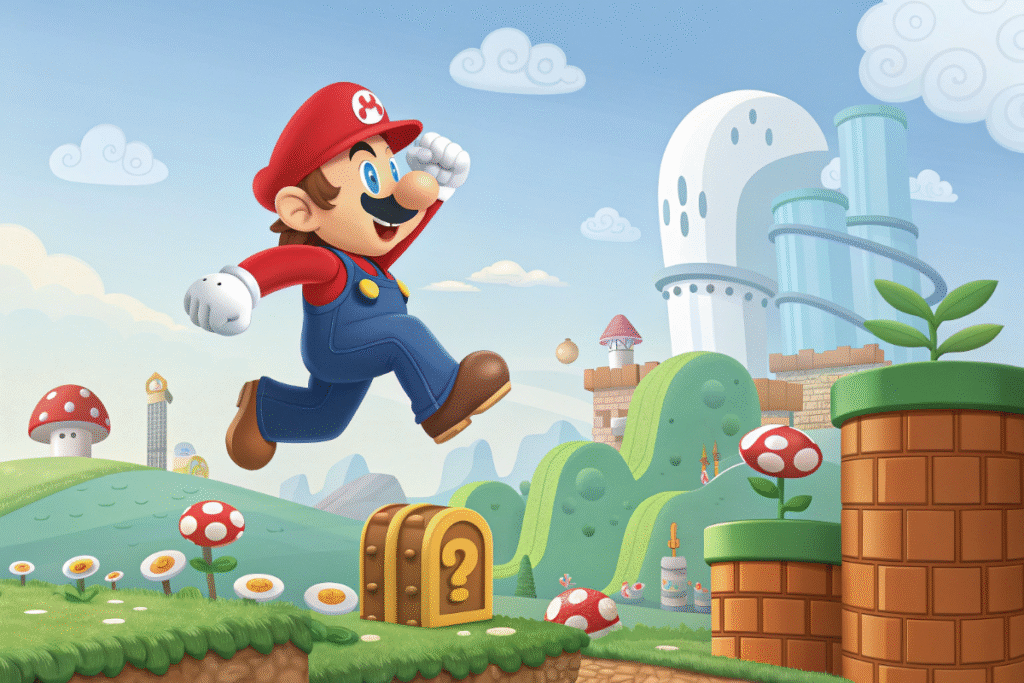 un personnage similaire à celui de Super Mario