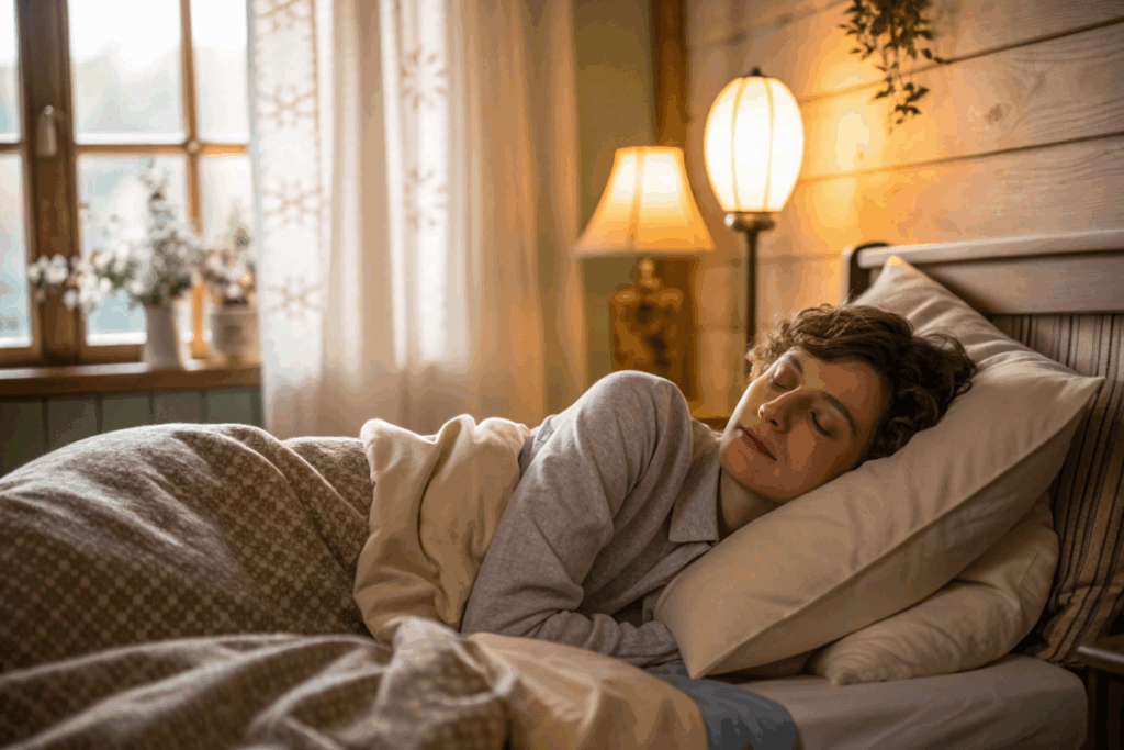 une fille pendant son sommeil