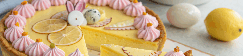une tarte au citron de Pâques