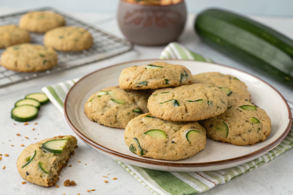 Des cookies courgette aux épices