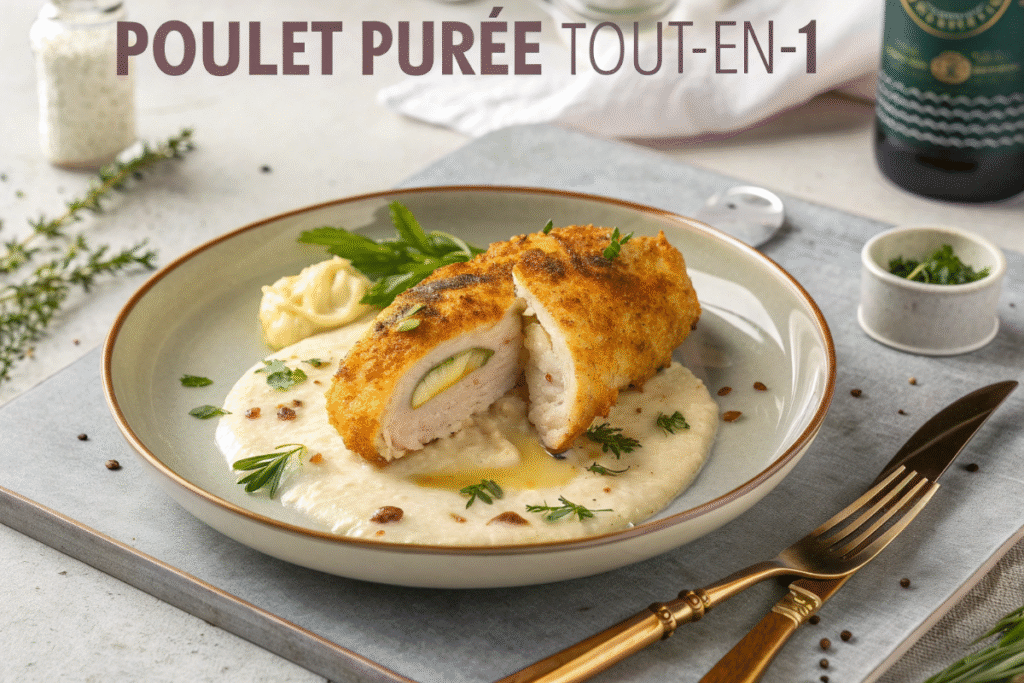 Le poulet purée tout-en-1