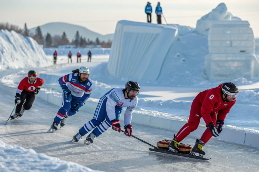 Quelques athlètes aux jeux d'hiver