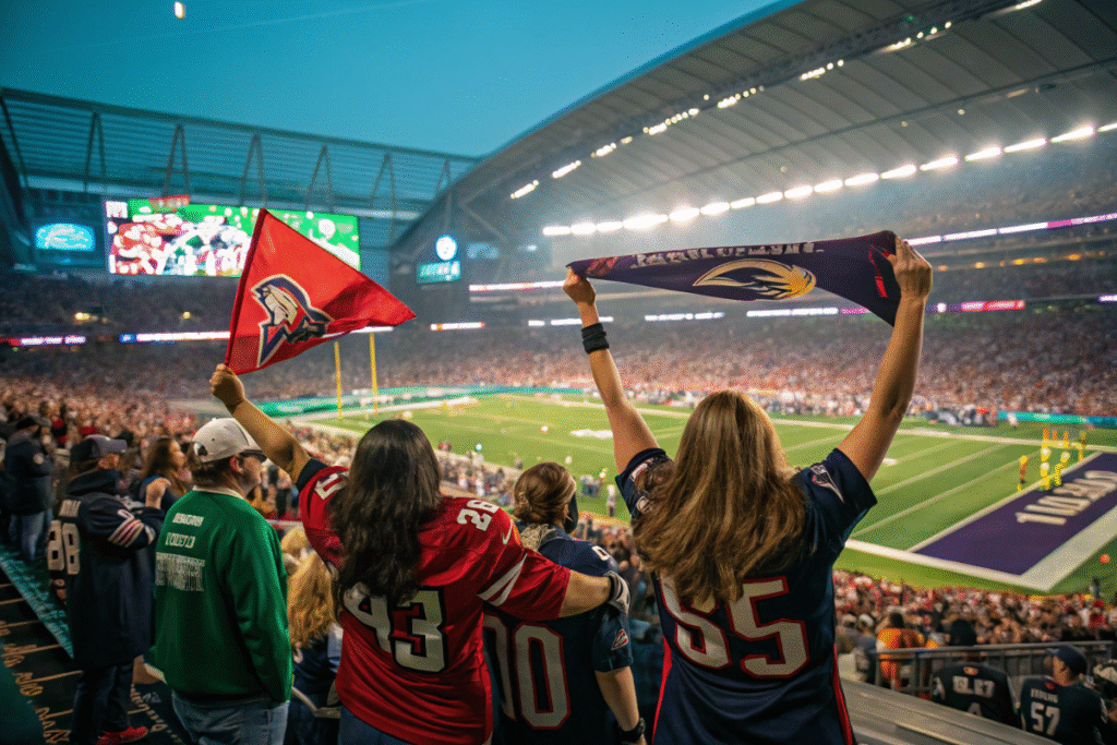 Supporters lors d’un match du Super Bowl