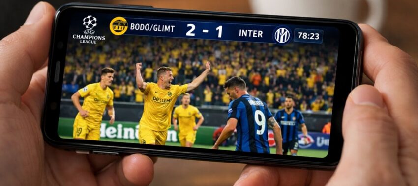Ligue des Champions sur smartphone : revivez l&rsquo;exploit de Bodø/Glimt